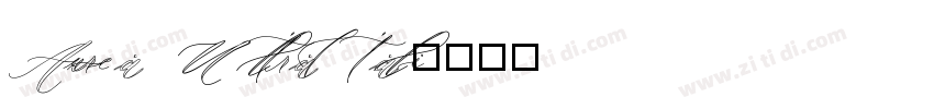 Aurea UltraItali字体转换